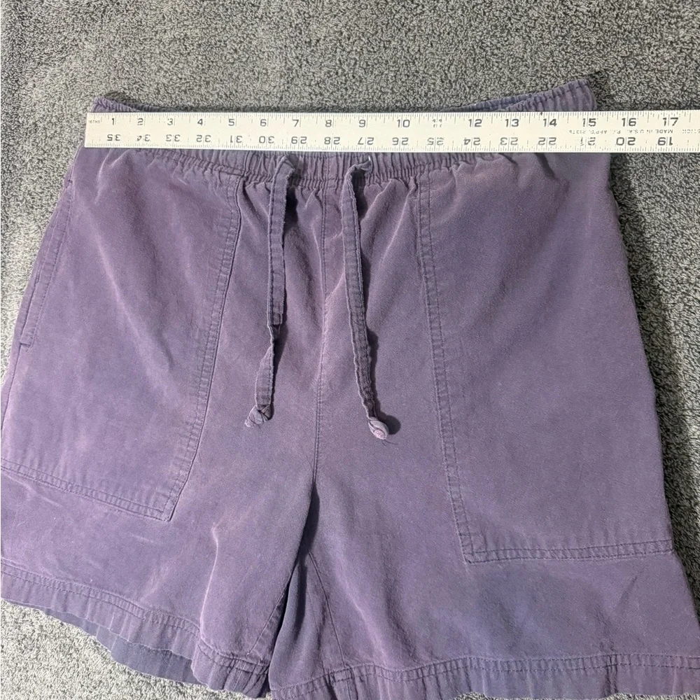 Bobbie Brooks Linen Purple Casual‎ Shorts- Size S